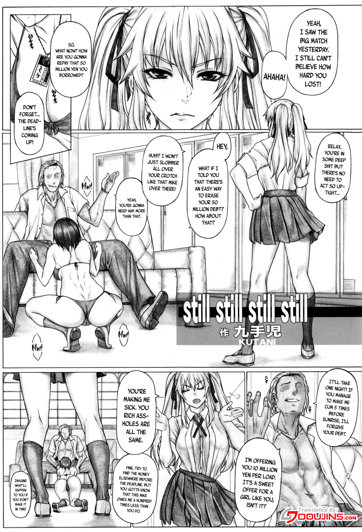 Hentai Manga Comic-Angel's Stroke 142 Hamegurui 5th Shot! Sex Showdown About Cumming 5 Times With Just One Condom And There's 50 million Yen On The Line-Read-4